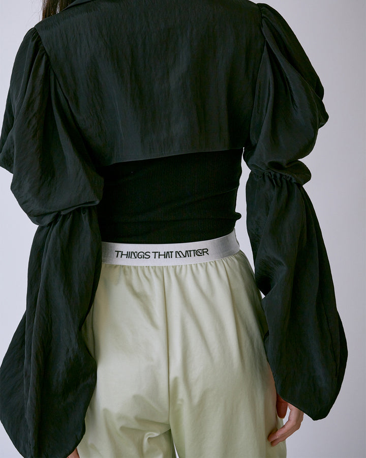 SATIN JERSEY JOG PANTS