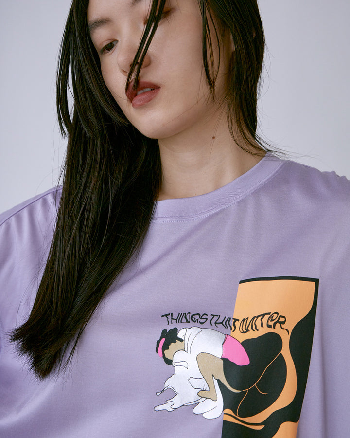 SHUNGA GRAPHIC PRINT LONG T-SHIRT