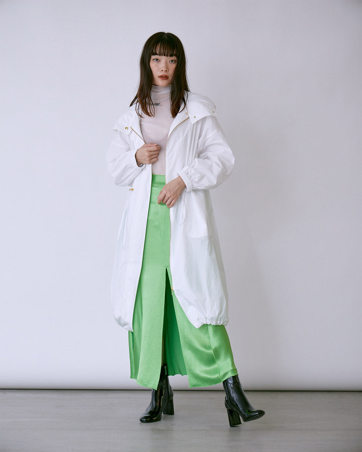 MICRO TAFFETA VOLUME HOOD COAT | | STORE | THINGS THAT MATTER
