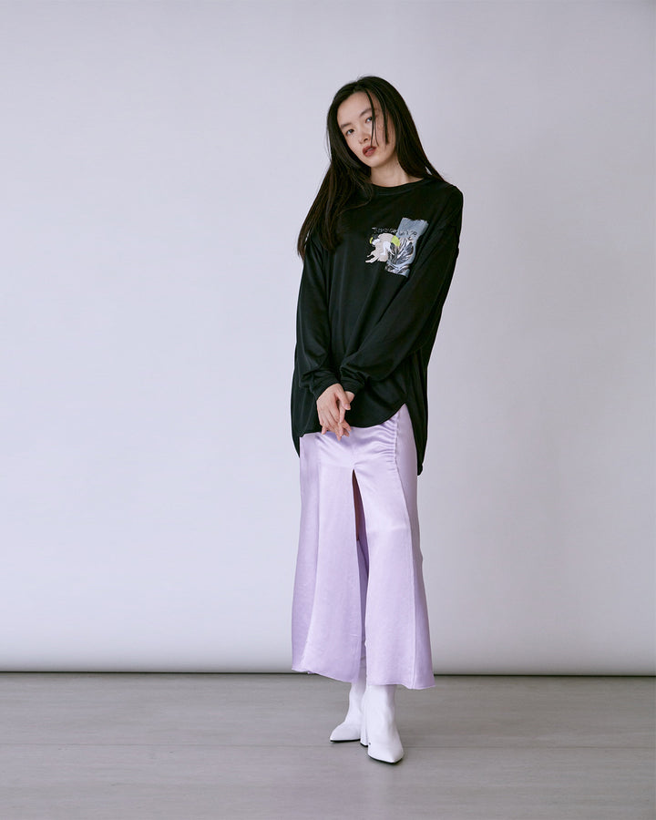 SHUNGA GRAPHIC PRINT LONG T-SHIRT