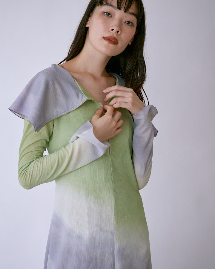 1858 PRINT YORYU JERSEY MAXI DRESS