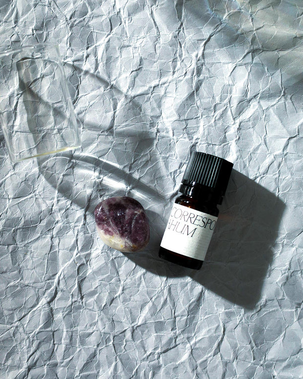 CORRESPONDANCES AHUM：Meditation Oil＋Stone｜Lepidolite