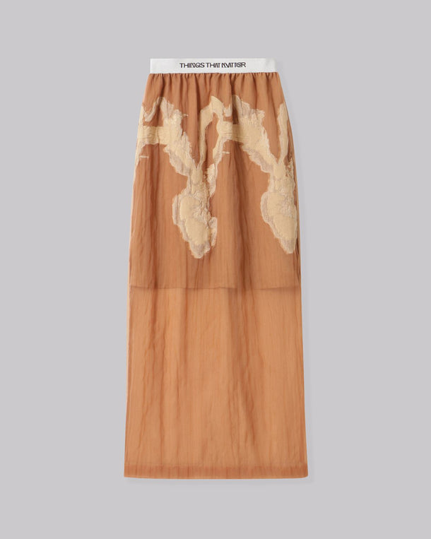 AFTERIMAGE SHEER NARROW SKIRT